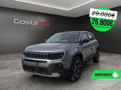 Jeep Avenger full-electric Summit fwd 156cv auto nuova