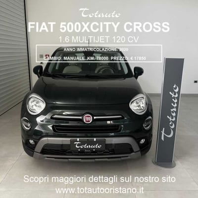 Fiat 500X 1.6 MultiJet 120 CV City Cross usata
