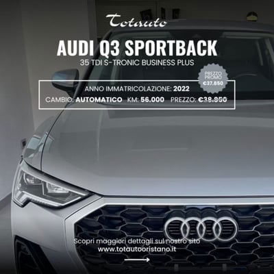 Audi Q3 Sportback 35 TDI Business Plus usata