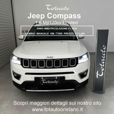 Jeep Compass 1.6 Multijet II 2WD Limited usata