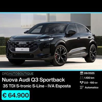 Audi Q3 Sportback 35 TDI quattro S tronic S line edition usata
