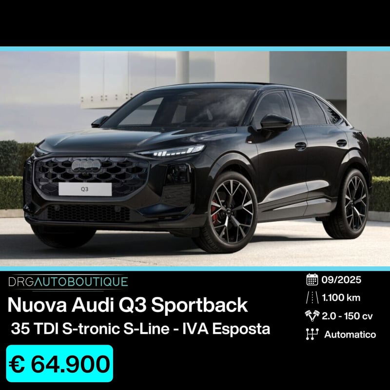 Audi Q3 Sportback 35 TDI quattro S tronic S line edition