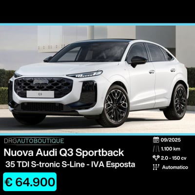 Audi Q3 Sportback 35 TDI quattro S tronic S line edition usata