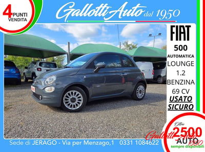 Fiat 500 1.2 Dualogic Lounge usata