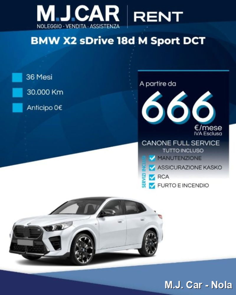 BMW X2 sdrive 18d MSport auto