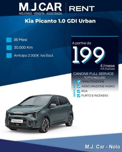 Kia Picanto 1.0 gdi Urban nuova