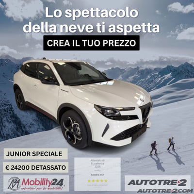 Alfa Romeo Junior elettrica Speciale 156cv nuova