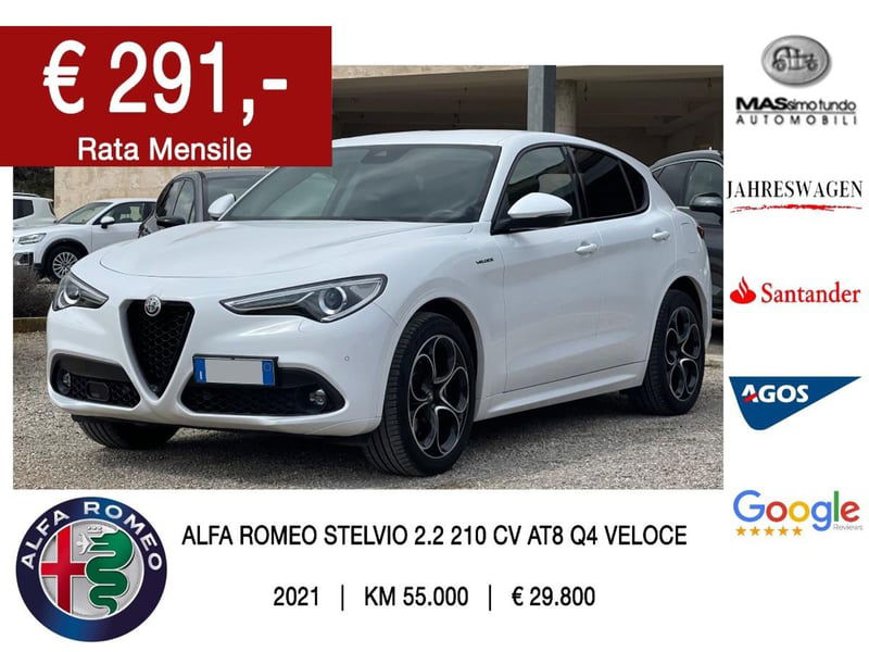 Alfa Romeo Stelvio Stelvio 2.2 Turbodiesel 210 CV AT8 Q4 Super