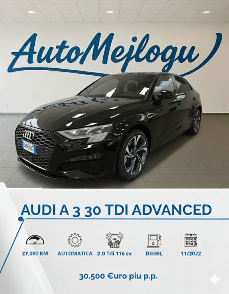 Audi A3 Sportback 30 TDI S tronic Business Advanced