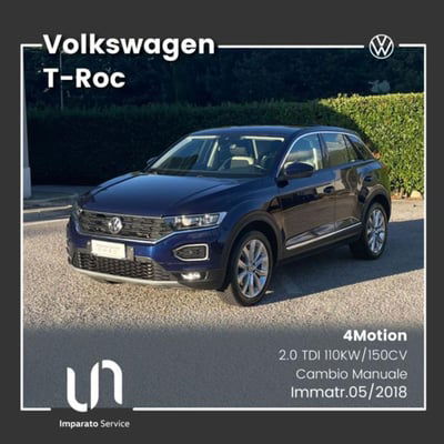 Volkswagen T-Roc 2.0 tdi R-Line 4motion 150cv dsg usata