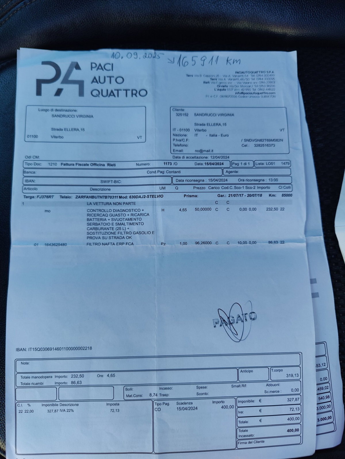 Alfa Romeo Stelvio Stelvio 2.2 Turbodiesel 210 CV AT8 Q4 Super (20)
