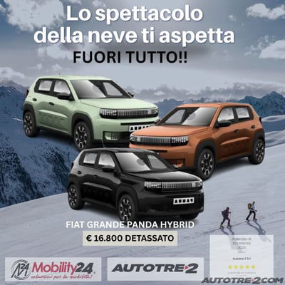 Fiat Grande Panda 1.2 hybrid Icon 110cv edct nuova