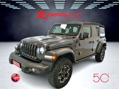 Jeep Wrangler Unlimited 2.0 atx phev Rubicon 4xe auto usata