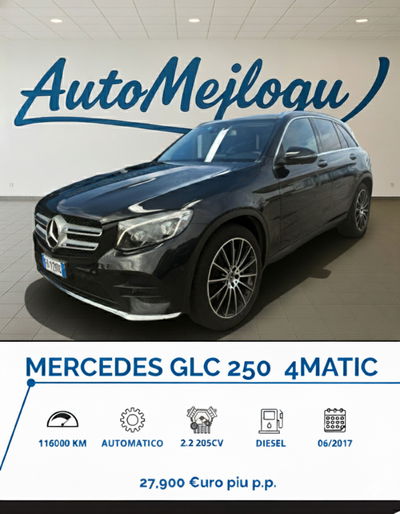 Mercedes-Benz GLC SUV 250 d 4Matic Premium usata