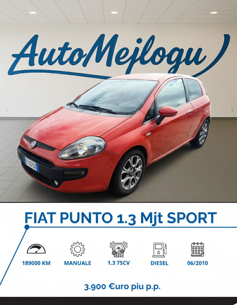 Fiat Punto Evo 1.3 Mjt 75 CV 3 porte Dynamic