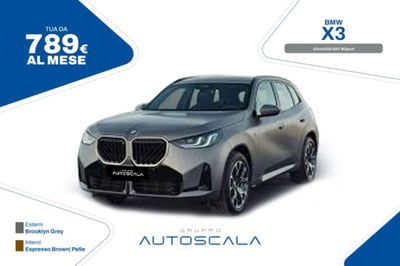 BMW X3 xdrive20d MSport auto nuova