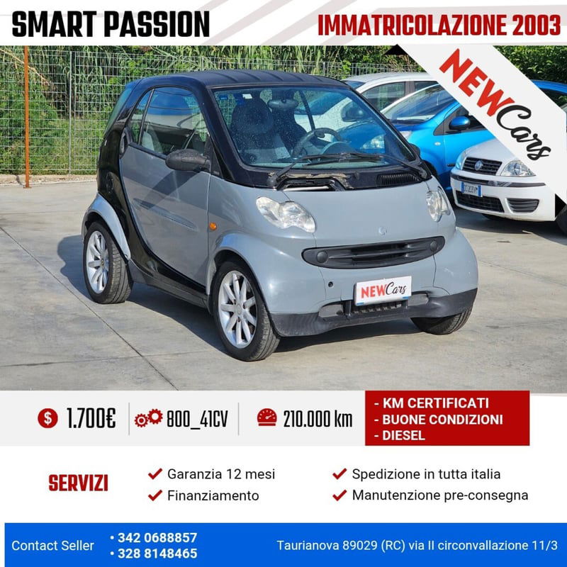 smart city 800 smart city-coupé passion cdi