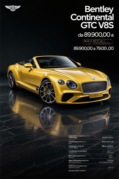 Bentley Continental GTC Continental GTC V8 S usata
