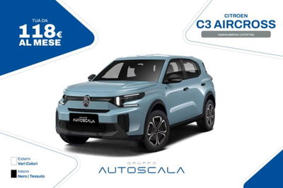 Citroen C3 Aircross elettrico You 113cv automatico nuova