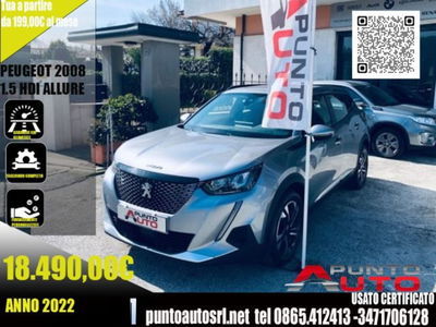 Peugeot 2008 BlueHDi 110 S&S Allure usata