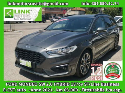 Ford Mondeo Station Wagon Full Hybrid 2.0 187 CV eCVT SW ST-Line Business usata