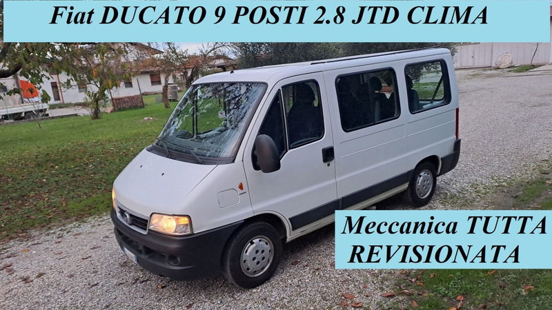 Fiat Ducato Furgone 15 2.8 JTD EGR PM Panorama 8 p.GV