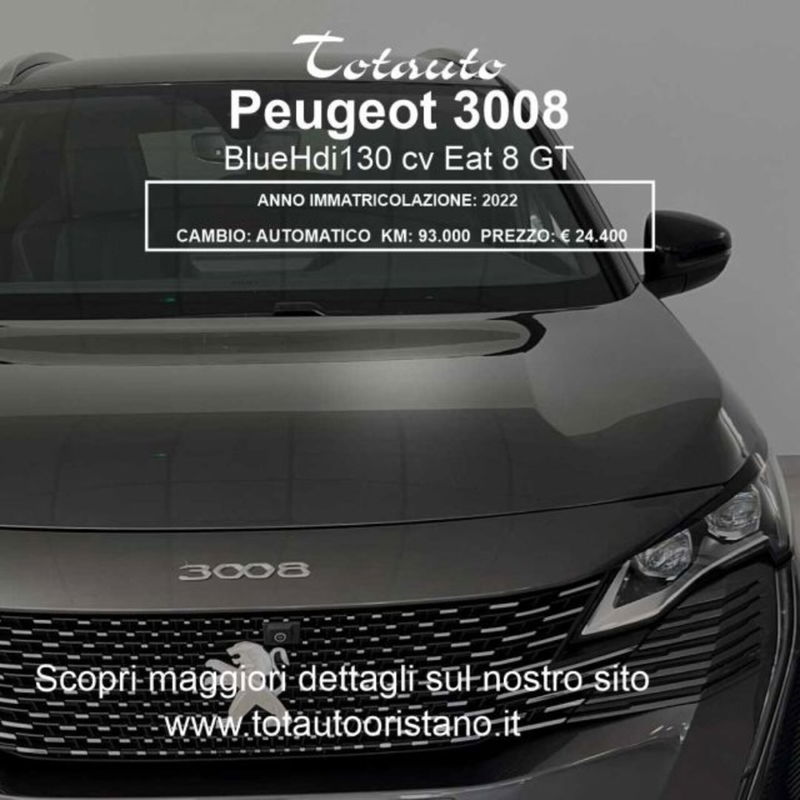Peugeot 3008 BlueHDi 130 S&S EAT8 GT
