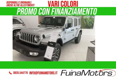 Jeep Wrangler Unlimited 2.0 PHEV ATX 4xe Sahara nuovo