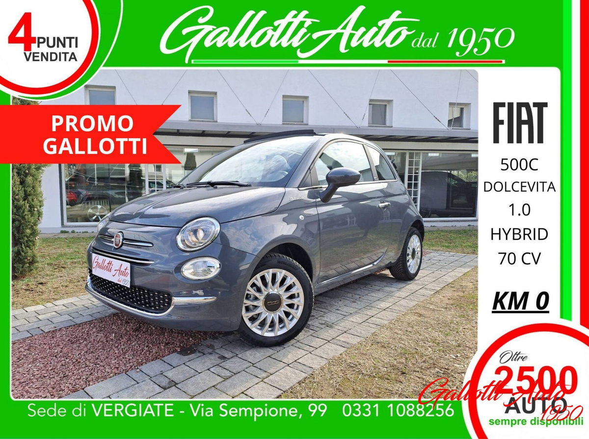 Fiat 500C Cabrio 1.0 Hybrid Club