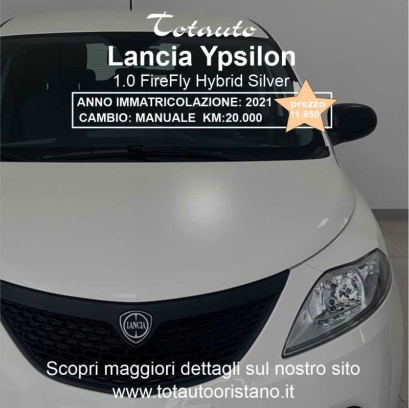 Lancia Ypsilon 1.0 FireFly 5 porte S&S Hybrid Ecochic Silver
