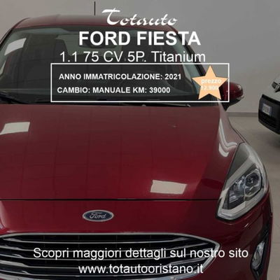 Ford Fiesta 1.1 75 CV 5 porte Titanium usata