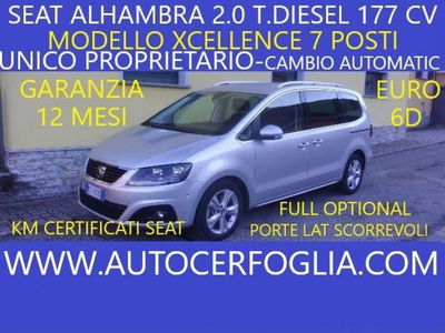 SEAT Alhambra 2.0 TDI 177 CV DSG Xcellence usata