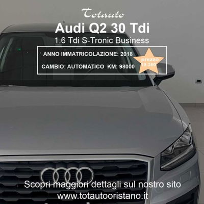 Audi Q2 Q2 1.6 TDI S tronic Business usata