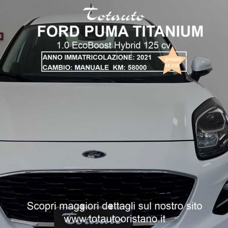 Ford Puma 1.0 EcoBoost Hybrid 125 CV S&S aut. Titanium Design