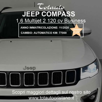 Jeep Compass 1.6 Multijet II 2WD Limited usata