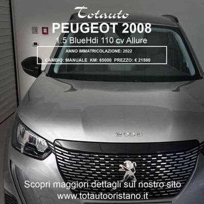 Peugeot 2008 BlueHDi 110 S&S Allure usata