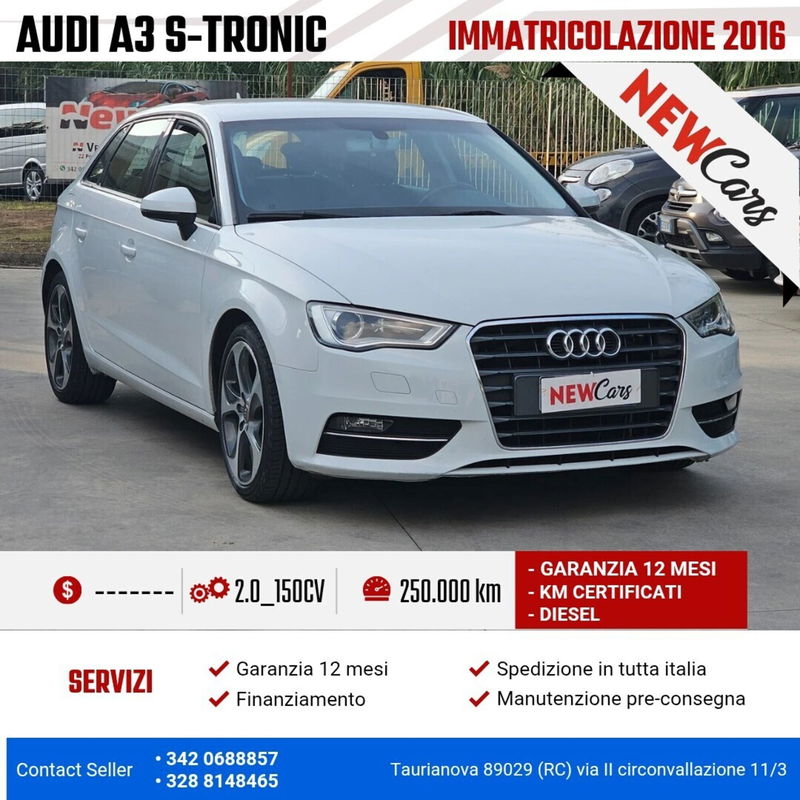 Audi A3 Sportback 2.0 TDI S tronic Attraction