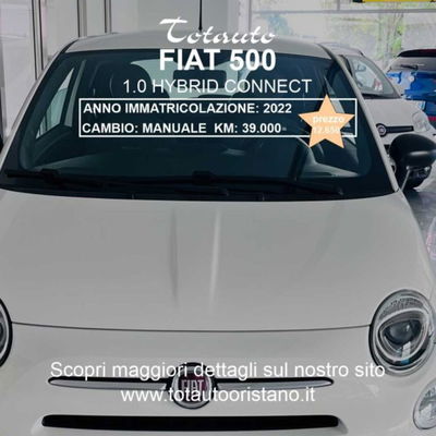 Fiat 500 1.0 Hybrid Connect usata
