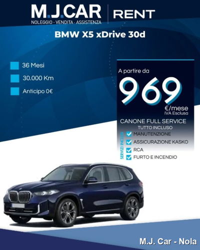 BMW X5 xDrive30d 48V Msport nuova