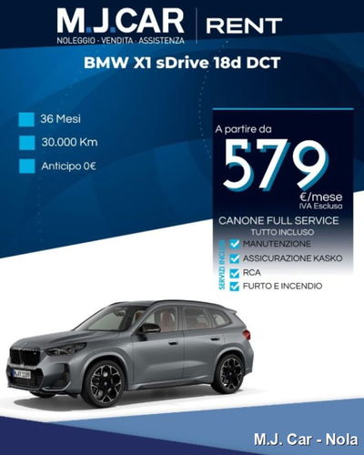 BMW X1 sDrive 18d Msport nuova