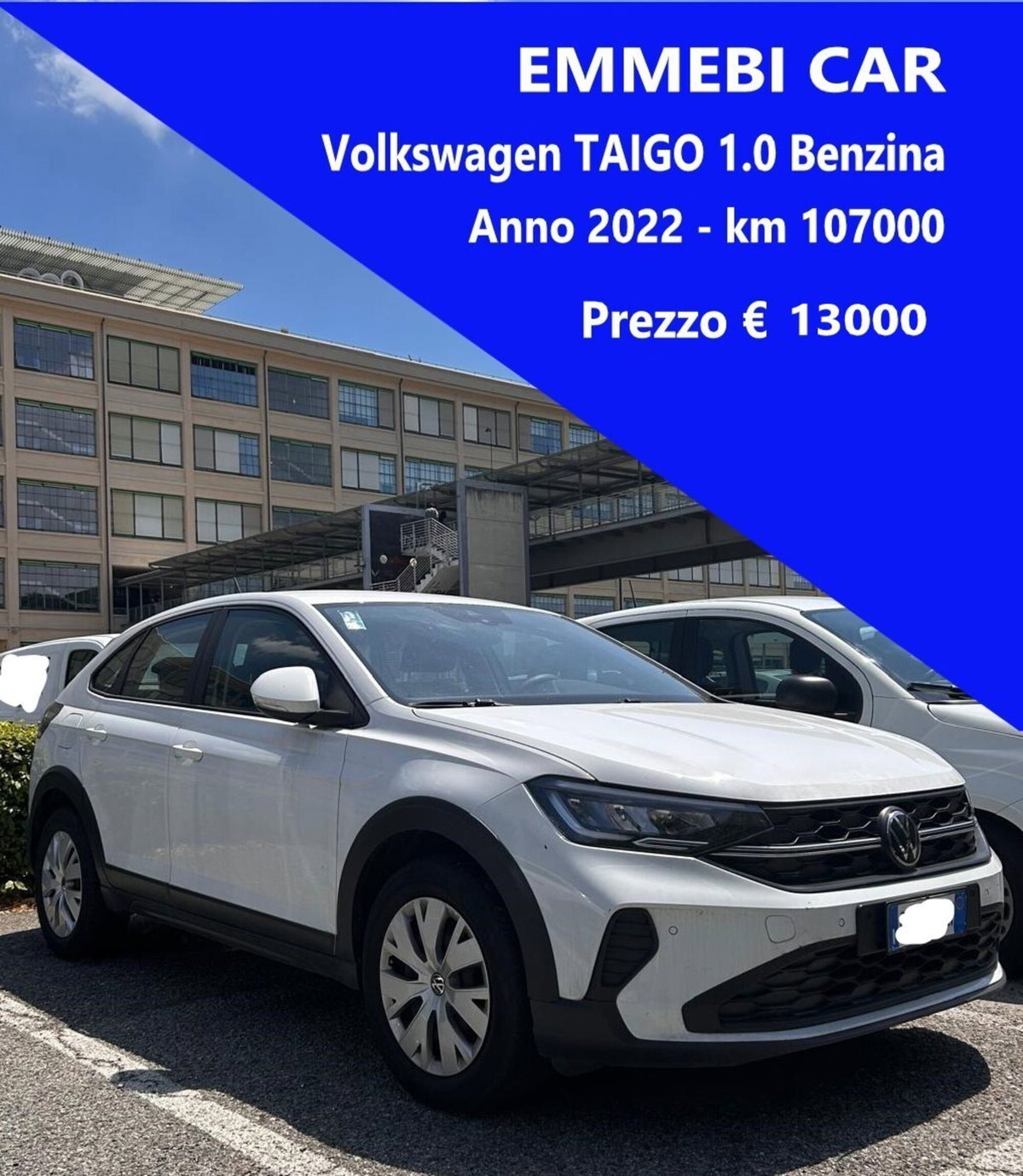 Volkswagen Taigo 1.0 tsi Life 95cv