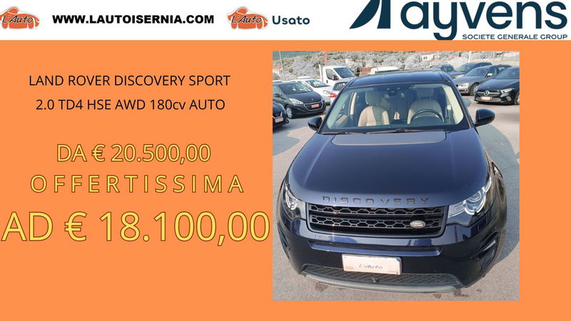 Land Rover Discovery Sport 2.0 TD4 180 CV HSE