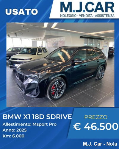 BMW X1 sDrive 18d Msport usata