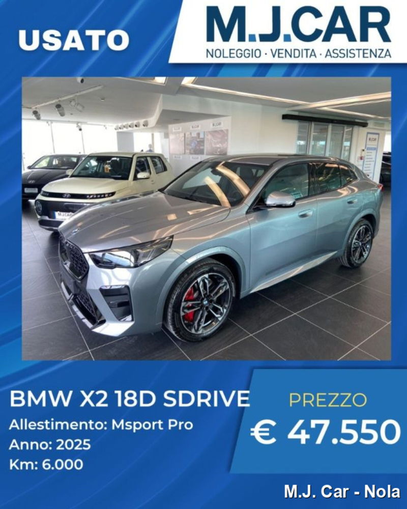 BMW X2 sdrive 18d MSport Pro auto