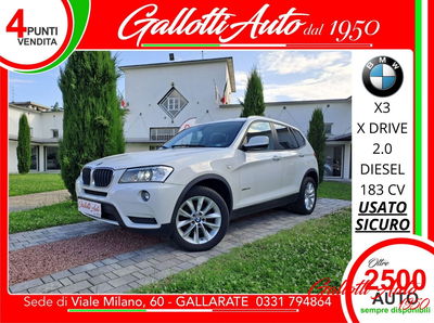 BMW X3 xDrive20d usata