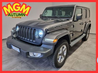 Jeep Wrangler Unlimited 2.2 Mjt II Sahara usata