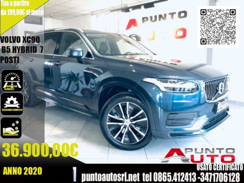 Volvo XC90 B5 (d) AWD Geartronic 7 posti Momentum Pro