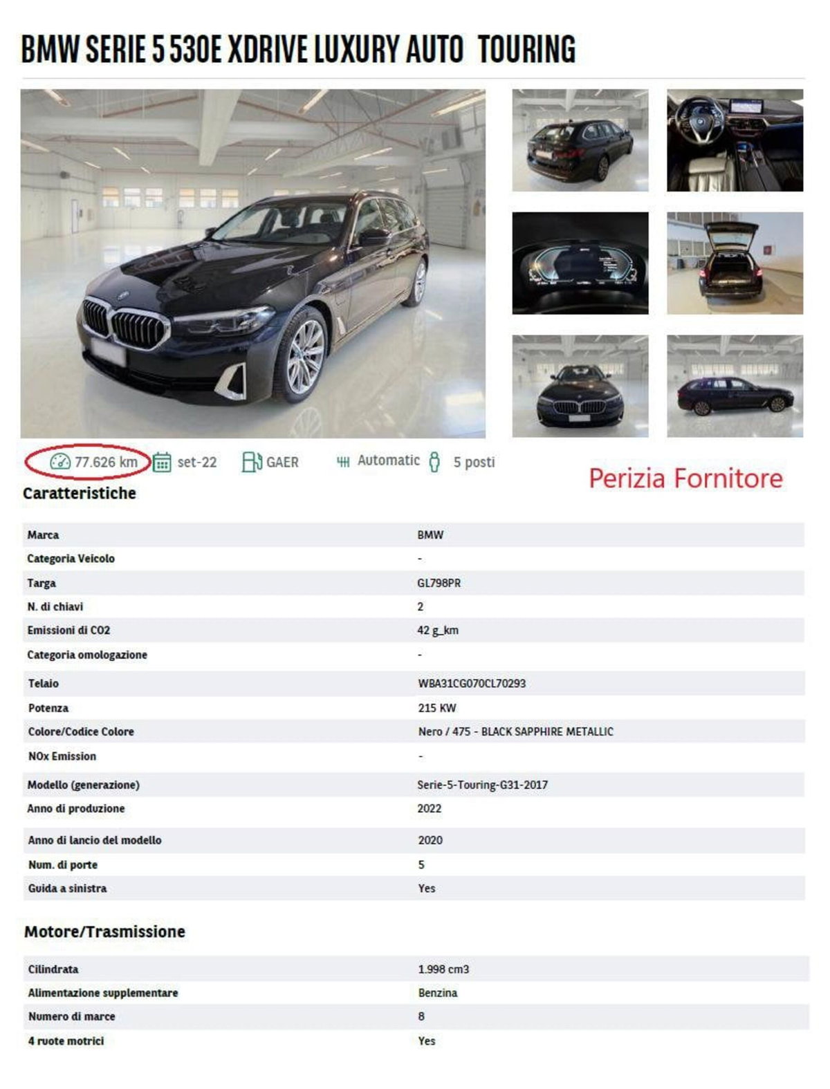 BMW Serie 5 Touring 530e xDrive  Luxury (13)