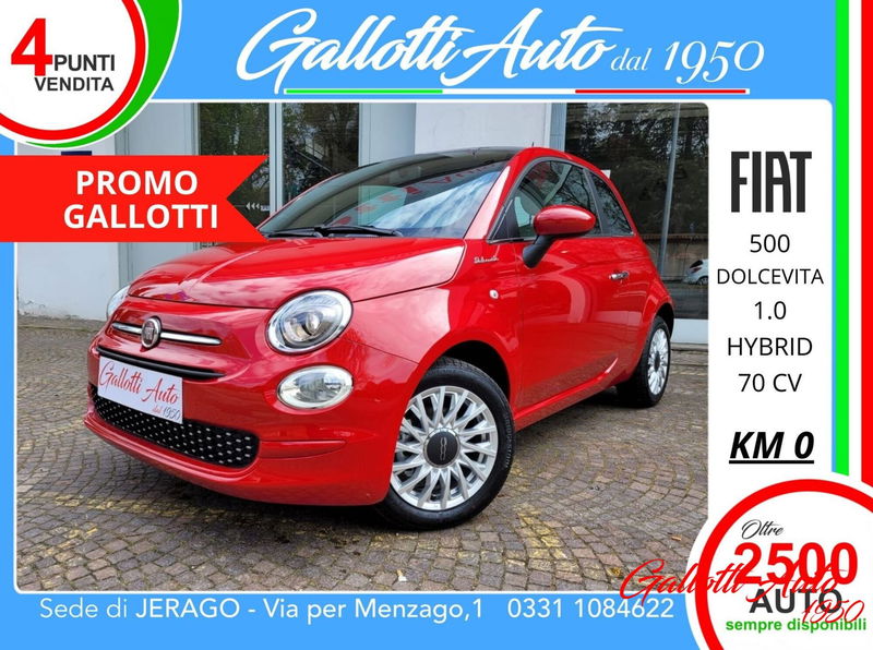 Fiat 500 1.0 Hybrid Red