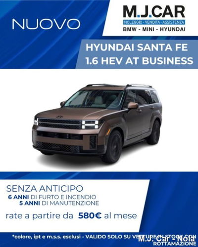 Hyundai Santa Fe 1.6 t-gdi hev Business 2wd 239cv at 7p.ti